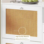 Rattan Shoe Cabinet with 3 Flip Drawers and 4-Tier