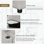 Classic and Cozy L-shape Pull-out Sleeper Sectional Sofa