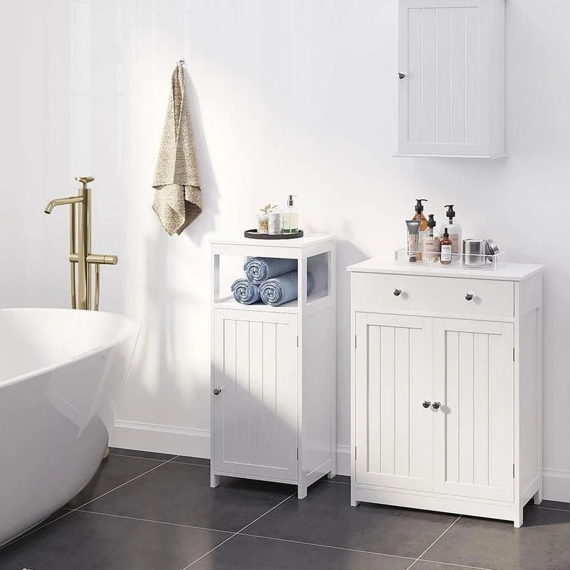 Free Standing Bathroom Cabinet - 11.8D x 23.6W x 31.5H