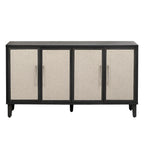 Light Luxury Style Cabinet with Four Linen Cabinet Doors,Suitable for Living Room,Study Room,Entrance