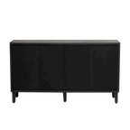 Light Luxury Style Cabinet with Four Linen Cabinet Doors,Suitable for Living Room,Study Room,Entrance