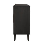 Light Luxury Style Cabinet with Four Linen Cabinet Doors,Suitable for Living Room,Study Room,Entrance
