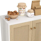 Sideboard Buffet Table - 15D x 27.16W x 35H