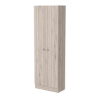 Rectangle 2-Door Storage Tall Cabinet - Light Grey
