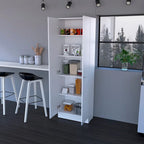 Rectangle 2-Door Storage Tall Cabinet - Light Grey