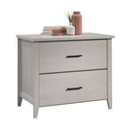 Lateral File Cabinet with Safety Interlock - Pebble Pine Finish
