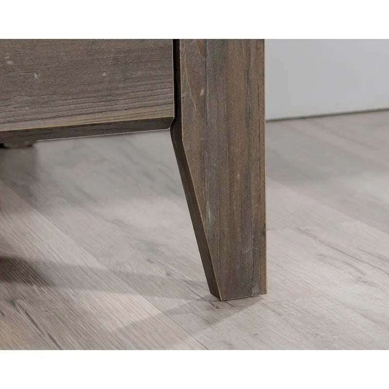 Lateral File Cabinet with Safety Interlock - Pebble Pine Finish