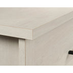 Lateral File Cabinet with Safety Interlock - Pebble Pine Finish