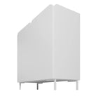 Mid-Century Modern Accent Cabinet with Soft-Close Doors