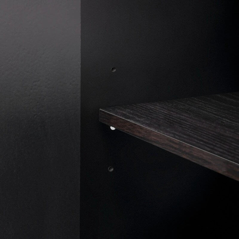 Vintage Wooden Sideboard with 4 Metal Handles