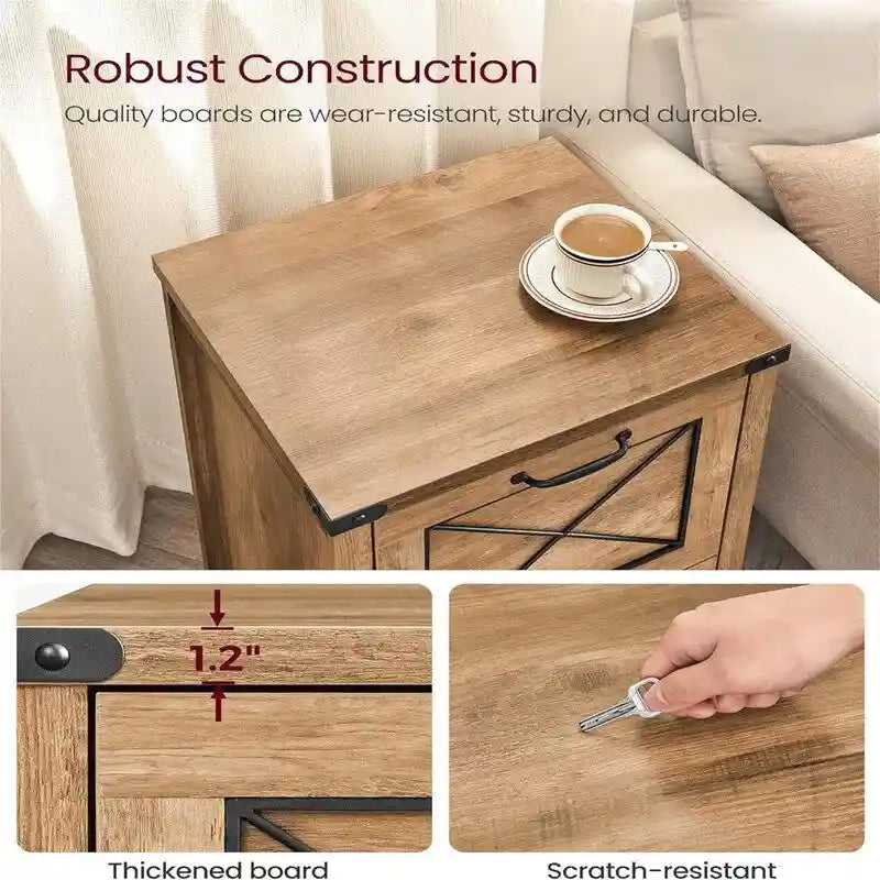 File Cabinet Filing Cabinet with 2 Drawers - 15.7D x 17.7W x 27H