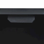 Modern 4-Door Sideboard with Convex Pattern Doors and Silver Handles