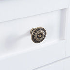 58.30 Inch MDF Sideboard with Adjustable Shelves